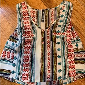 tribal print tank top